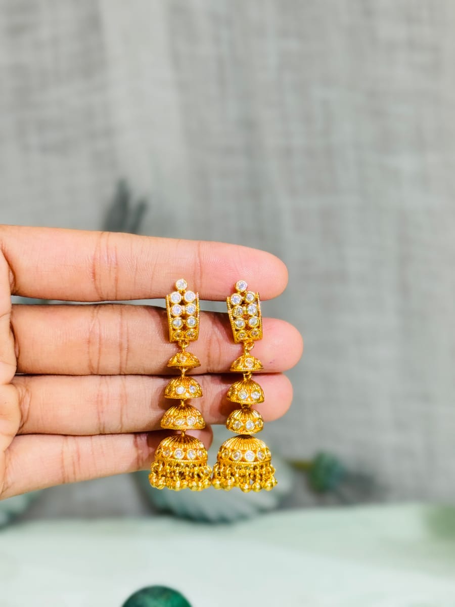 THREE LAYERED JHUMKA J166