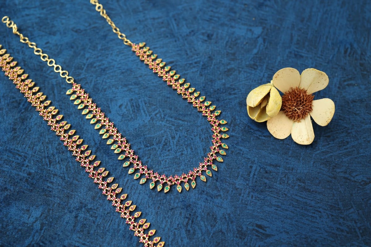 Palakka Style Haaram Necklace N96