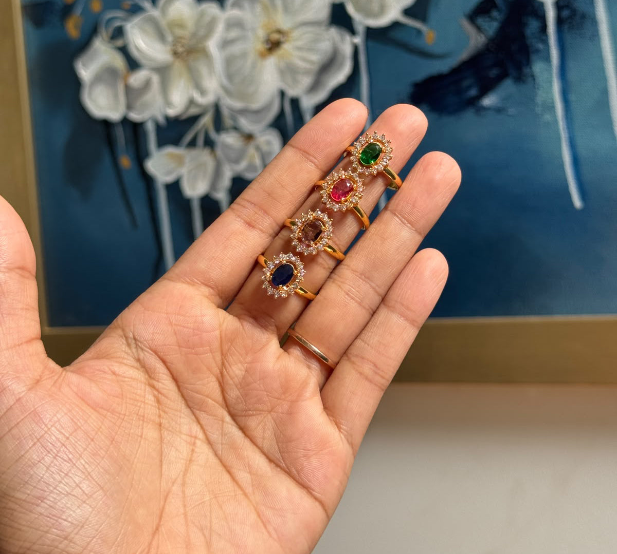 Pearly Gold Ring