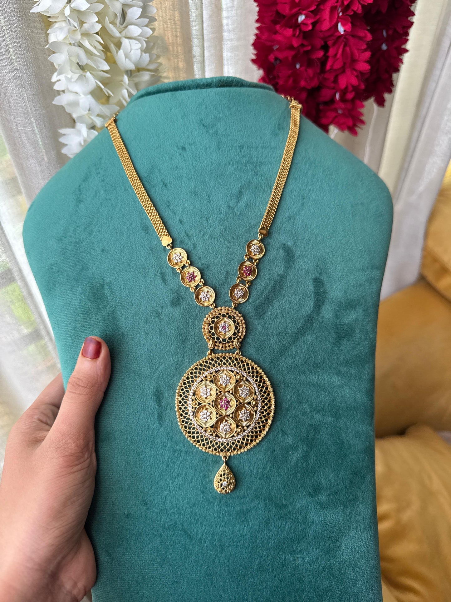 Aurelia Bloom Pendant Necklace HH-130