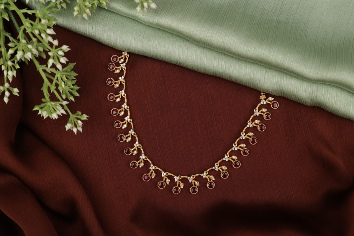 RUBY BLOSSOM NECKLACE 795