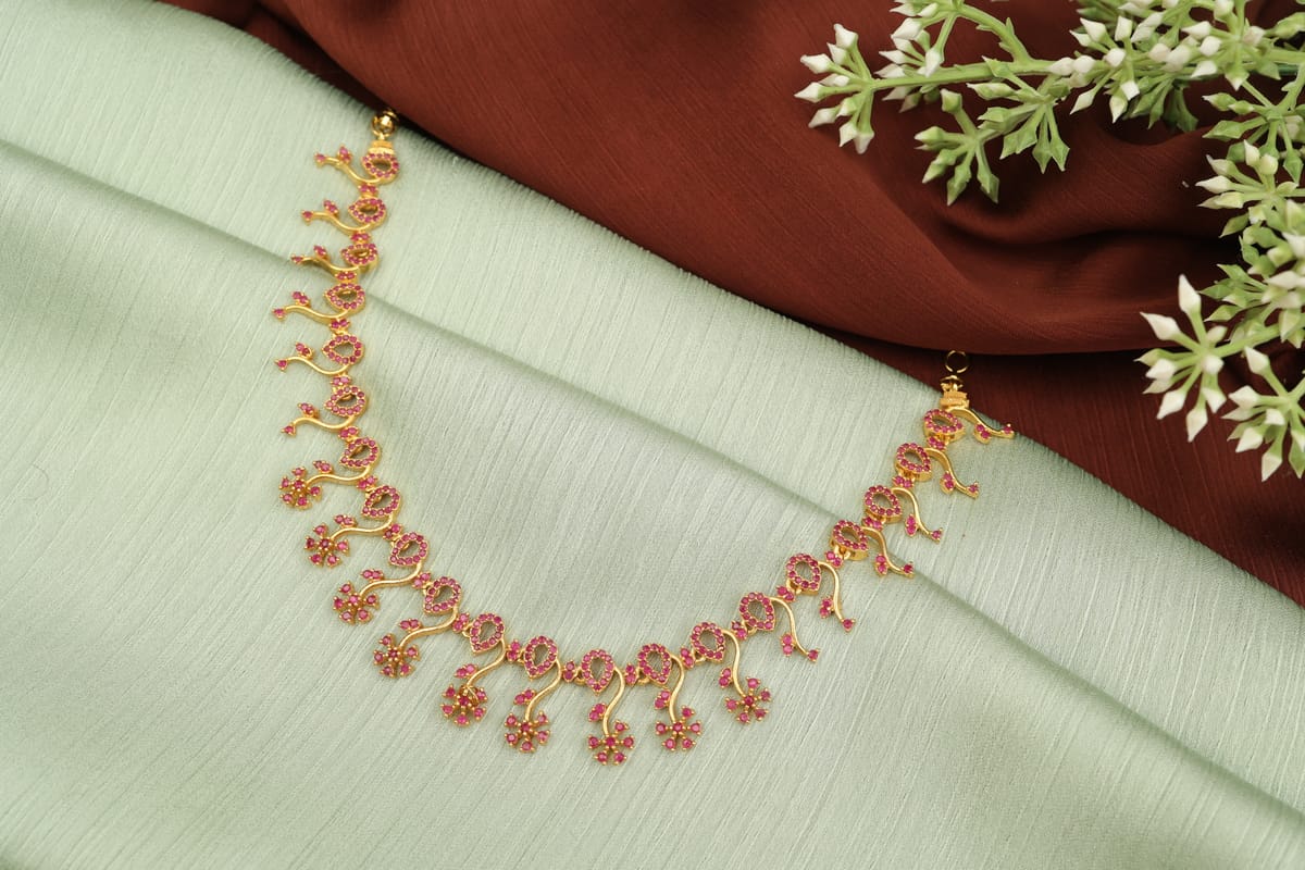 GOLDEN DEWDROP NECKLACE N792