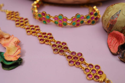 FLORAL CHOKER NECKLACE NK184