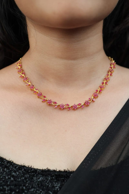RADIENT STONED NECKLACE NK114