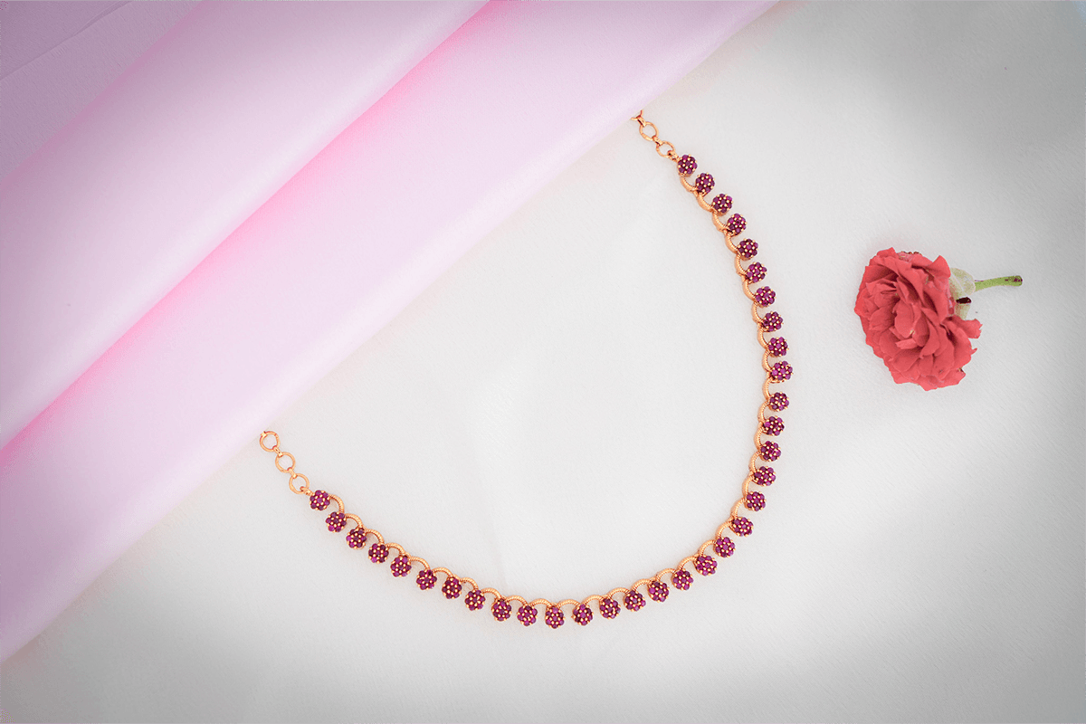 Floral Elegance Necklace N166