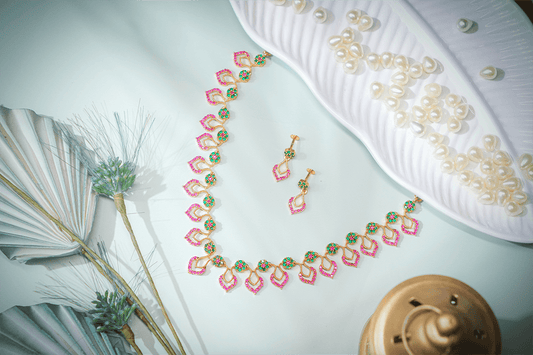 Petal Grace Necklace Set N119