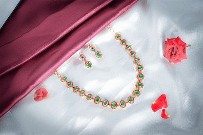 Sparkling Aura Necklace Set M37