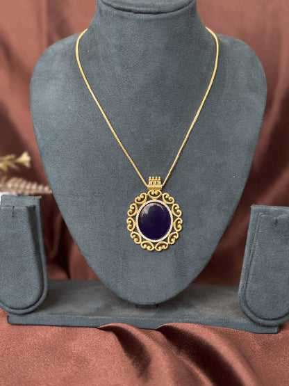 Vintage Bloom Pendant Set NK244