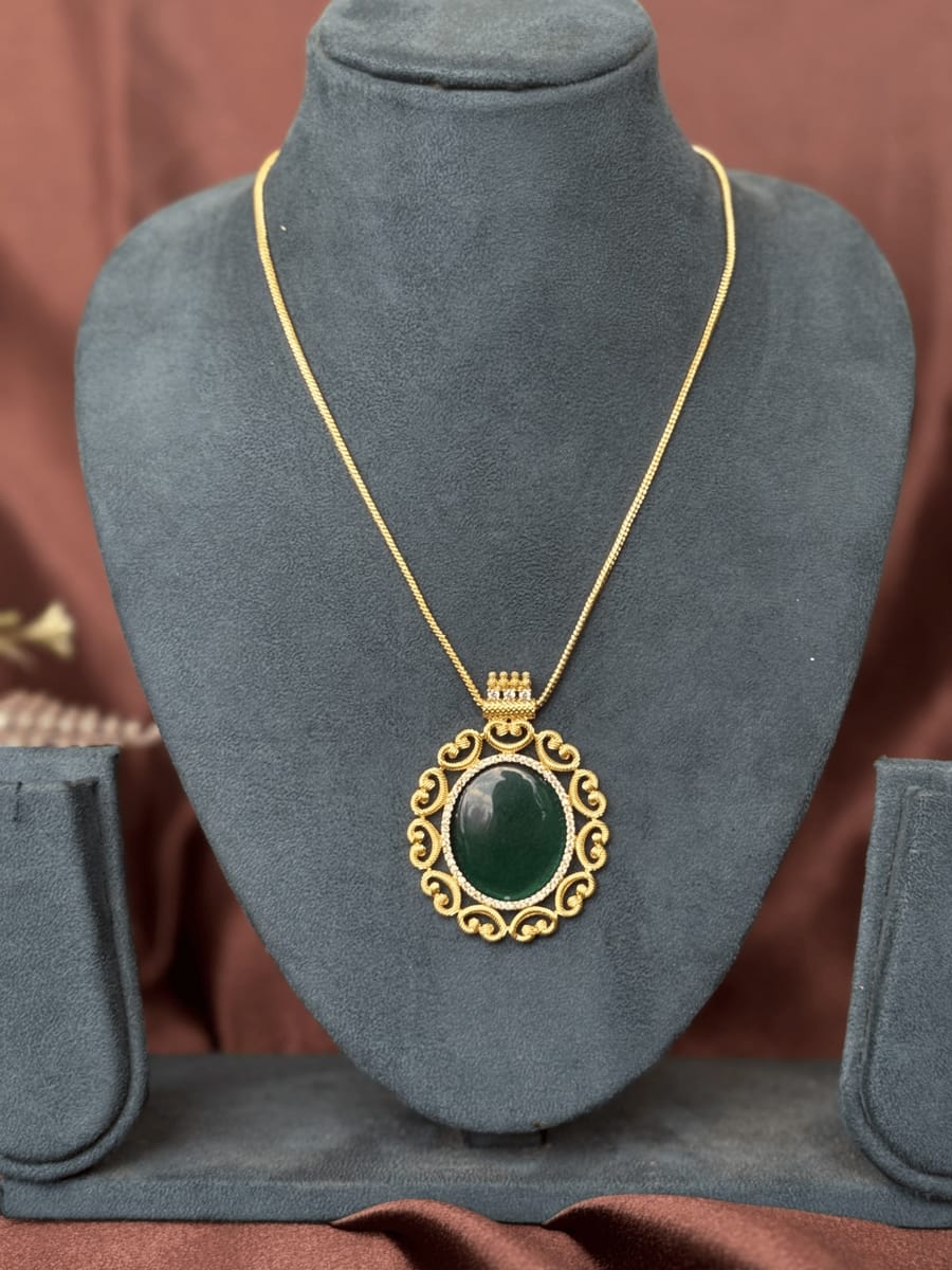 Vintage Bloom Pendant Set NK244