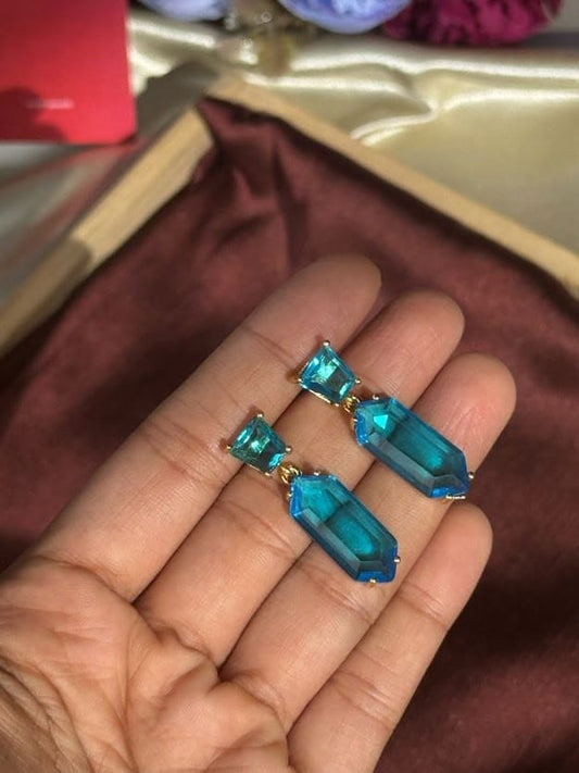 Crystal Drop Earrings H604