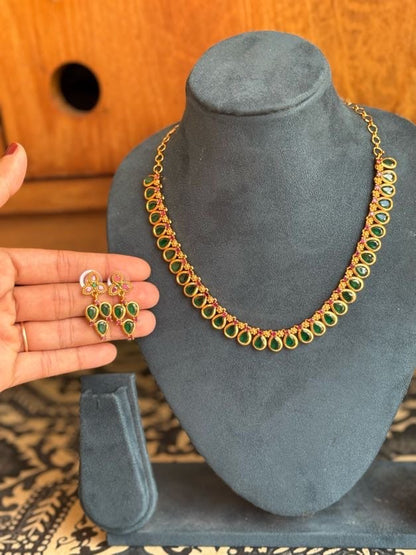 Royal Glow Necklace Set AN 116