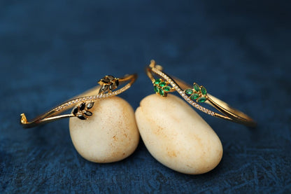 Aesthetic Leaf Lock Bracelet  LB 77