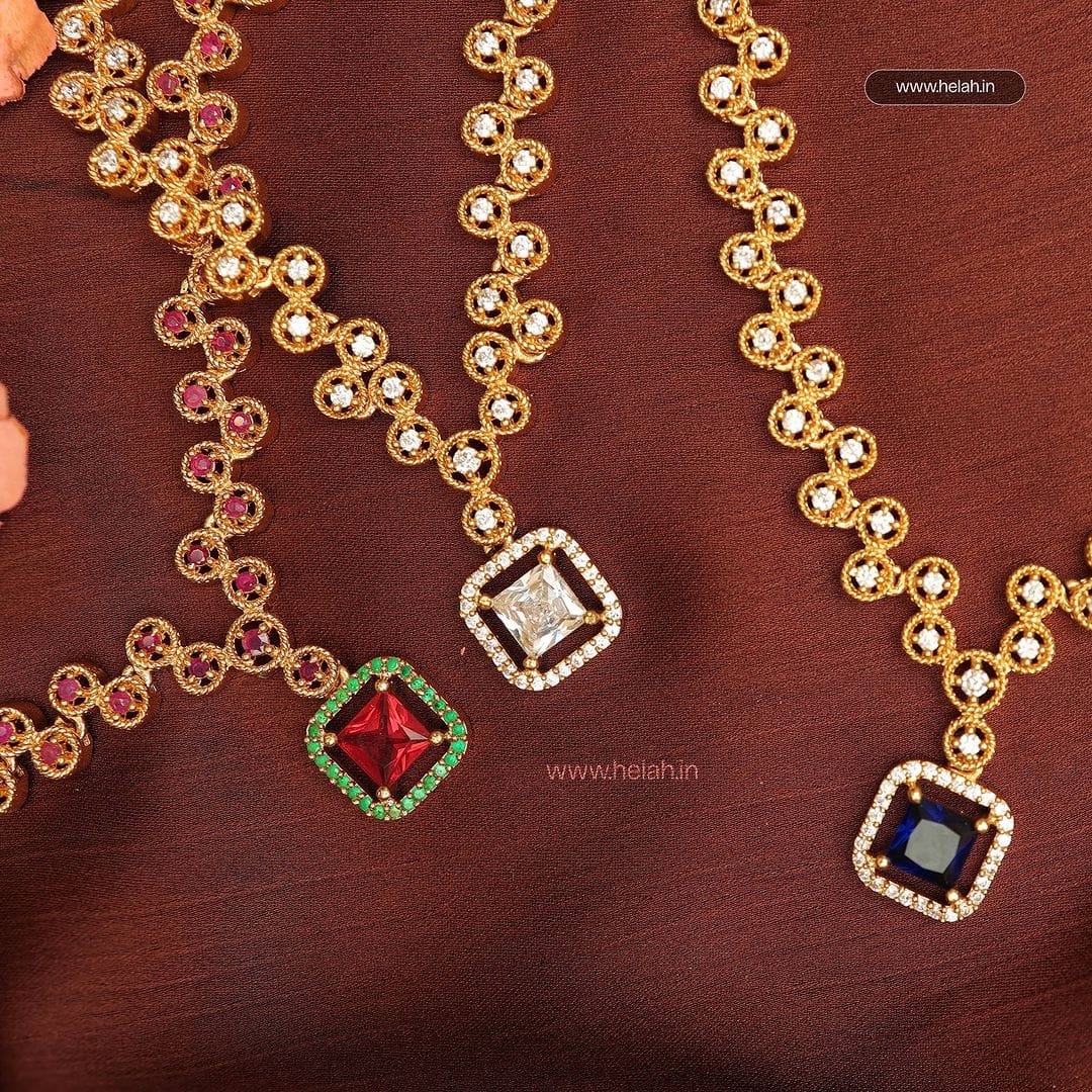 Branch Diamond Cutting Necklace N563
