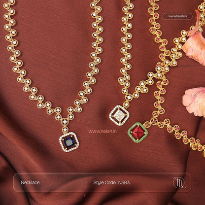 Branch Diamond Cutting Necklace N563