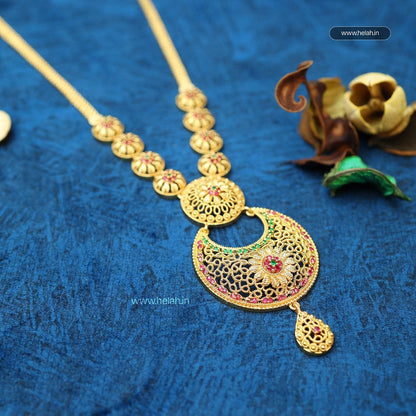 Crescent Long Necklace N238