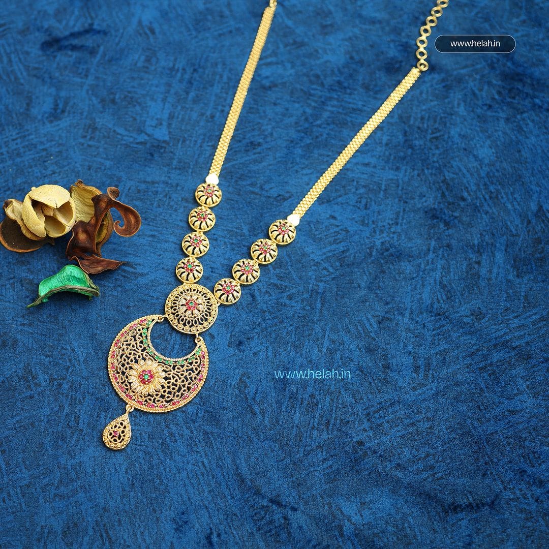 Crescent Long Necklace N238