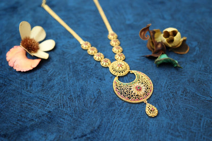 Crescent Long Necklace N238