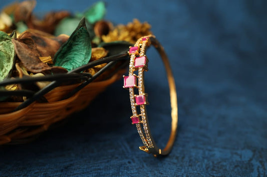 Double Layer Lock Bracelet LB36
