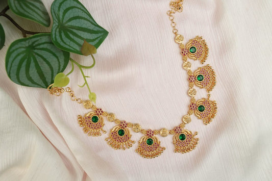 Flower Cut Necklace N512