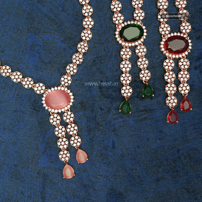 Foreign Cut Stone Necklace N884