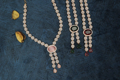 Foreign Cut Stone Necklace N884