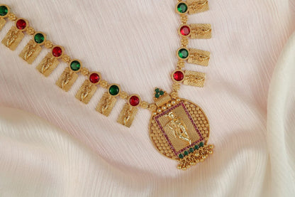 Krishna Temple Elegant Necklace N509
