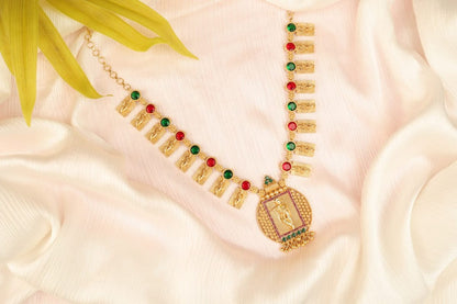 Krishna Temple Elegant Necklace N509