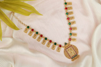 Krishna Temple Elegant Necklace N509