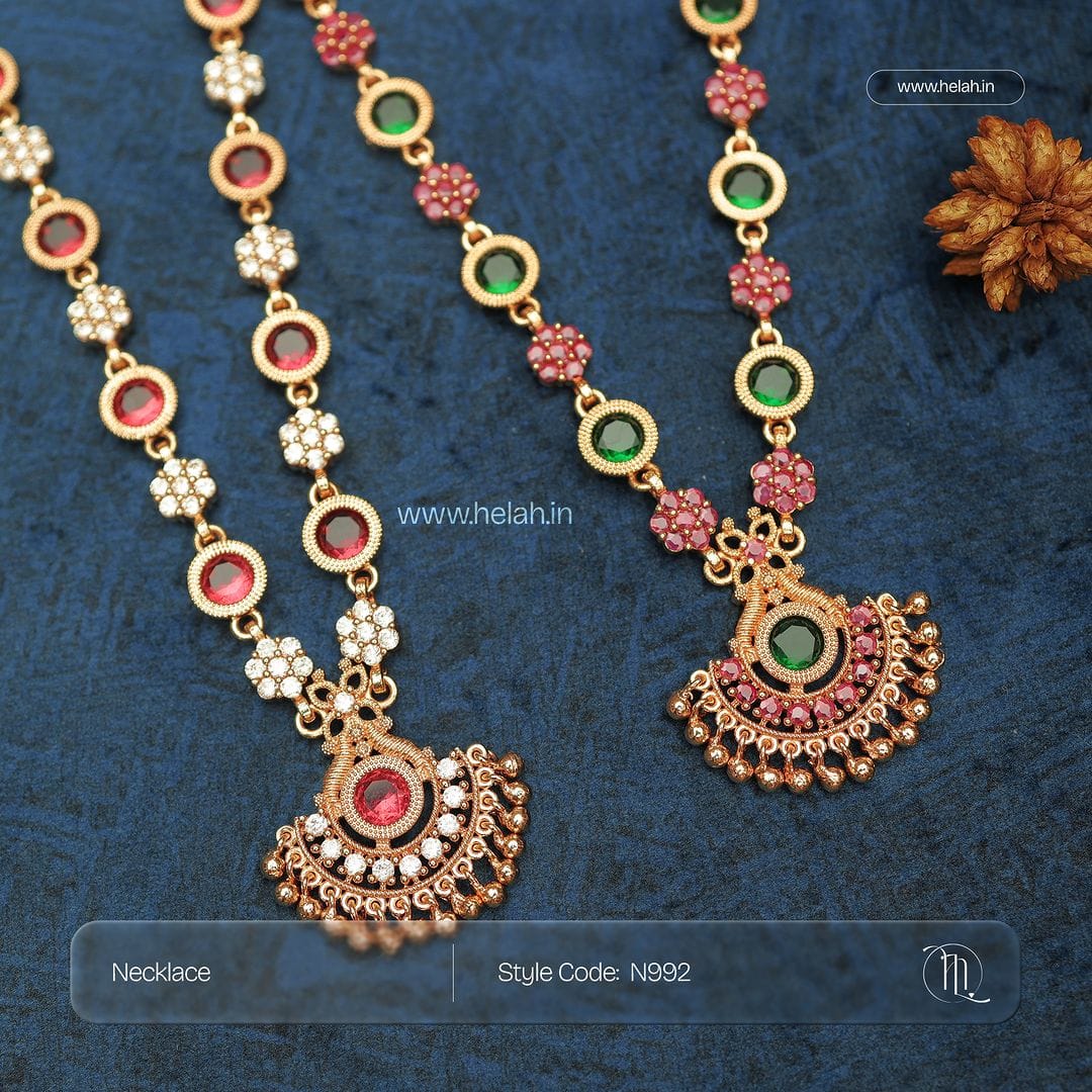 Lehenka Cut Necklace Bridal Wear N992