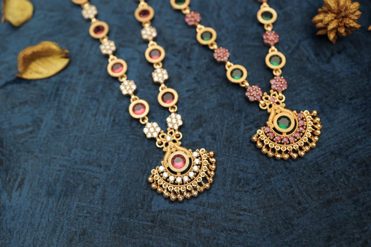 Lehenka Cut Necklace Bridal Wear N992