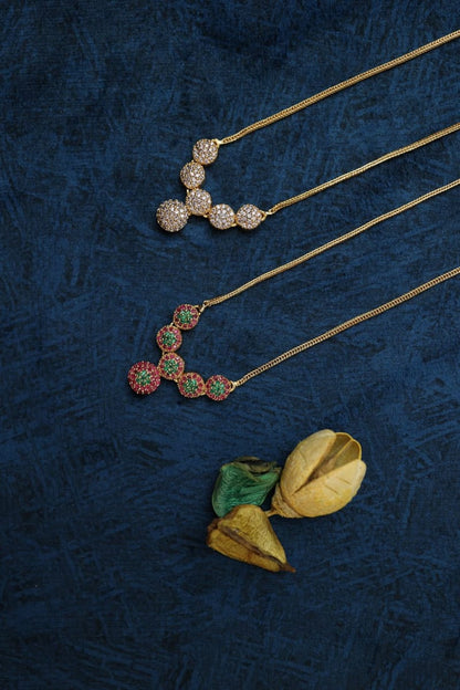 Locket Round Cut Long Chain LC 11