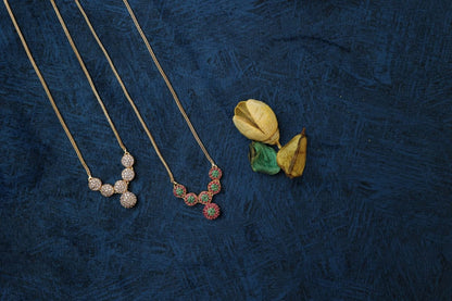 Locket Round Cut Long Chain LC 11