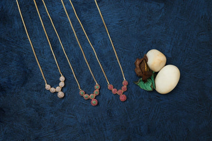 Locket Round Cut Long Chain LC 11