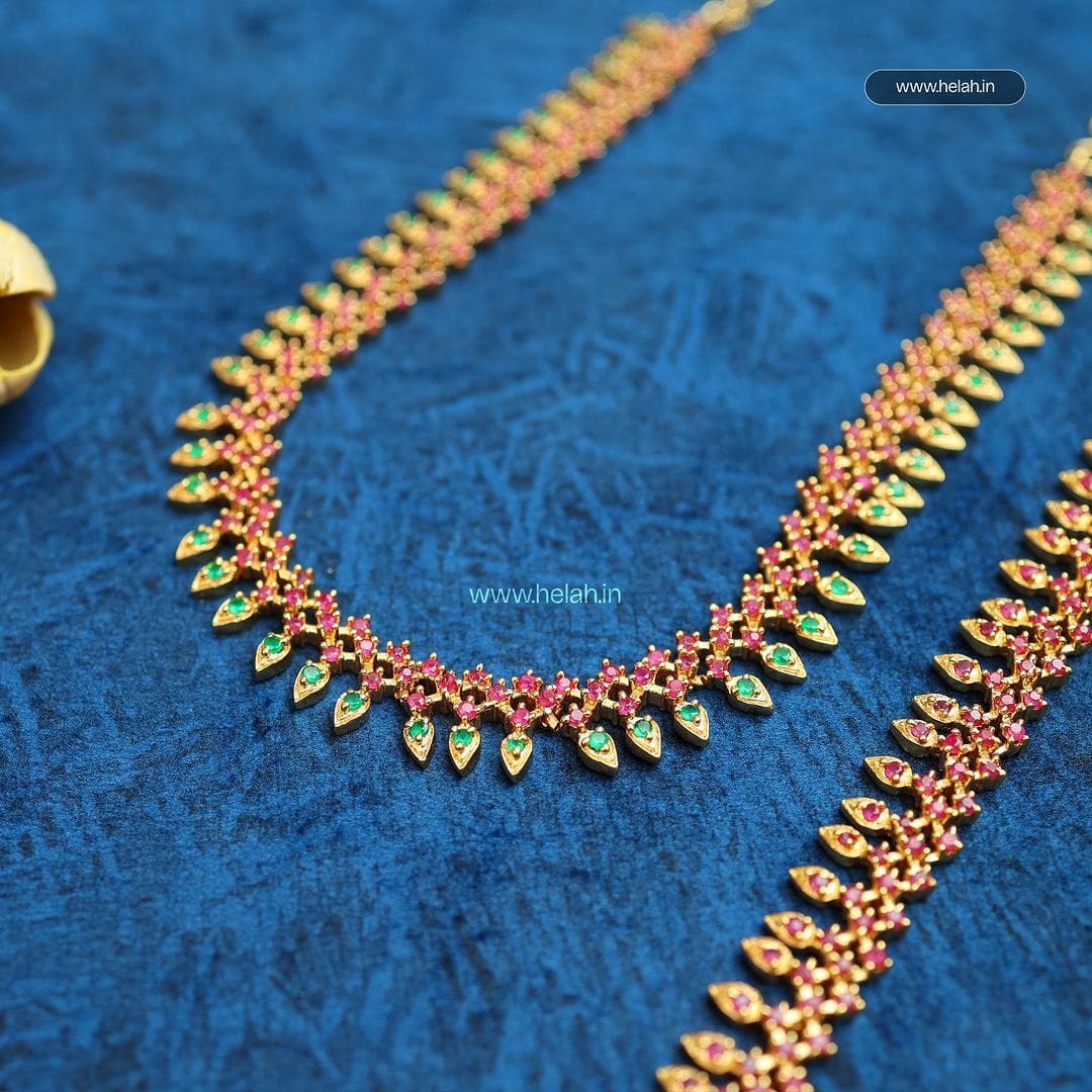 Palakka Style Haaram Necklace N96