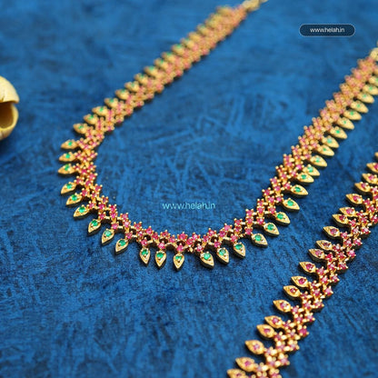 Palakka Style Haaram Necklace N96