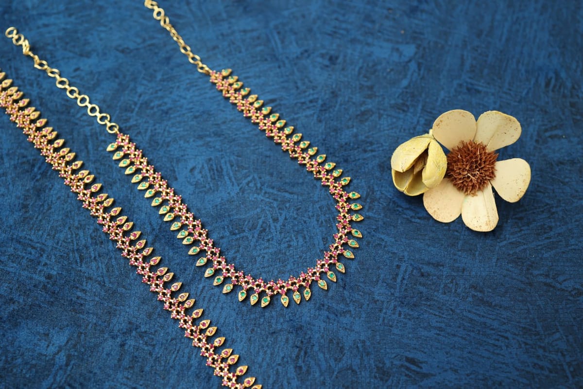 Palakka Style Haaram Necklace N96