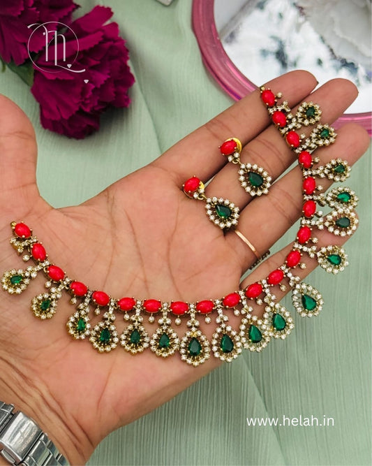 Rani Necklace RG Stone MN114