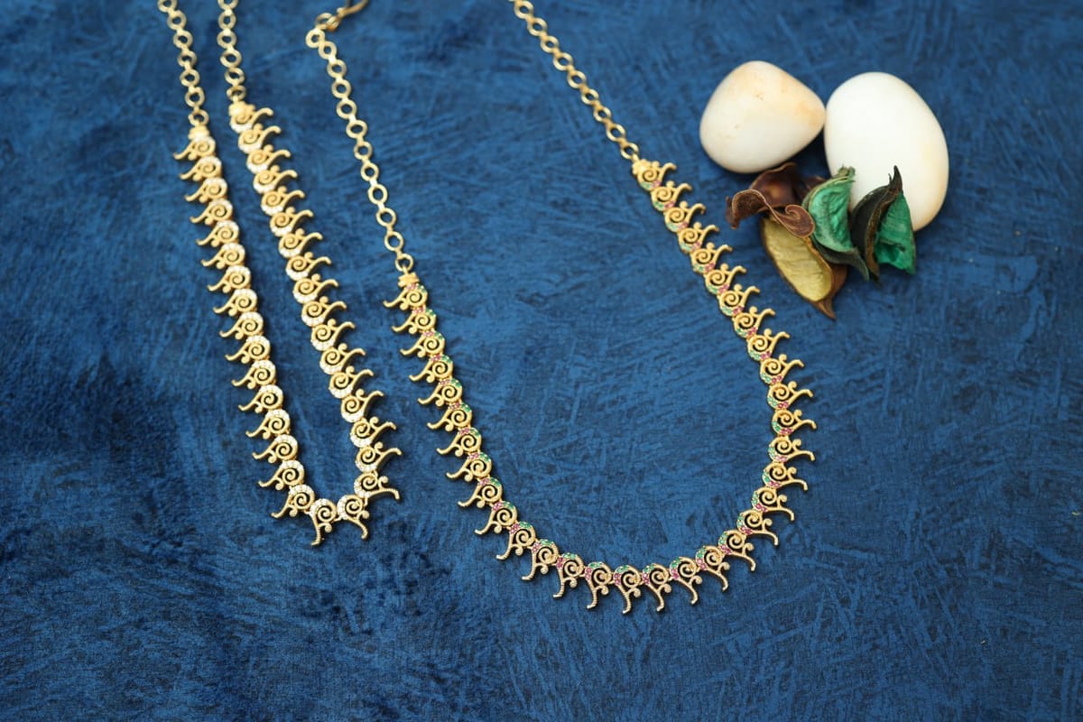 Royal Long Haaram Necklace N71