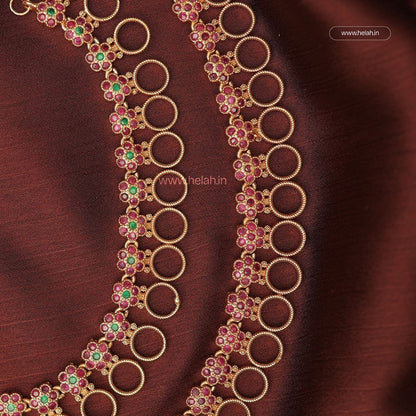 Ruby Round Necklace N961
