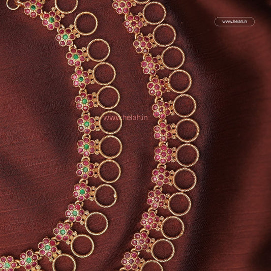 Ruby Round Necklace N961
