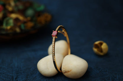 Single Stone Lock Bracelet LB39