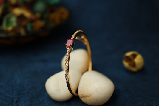 Single Stone Lock Bracelet LB39