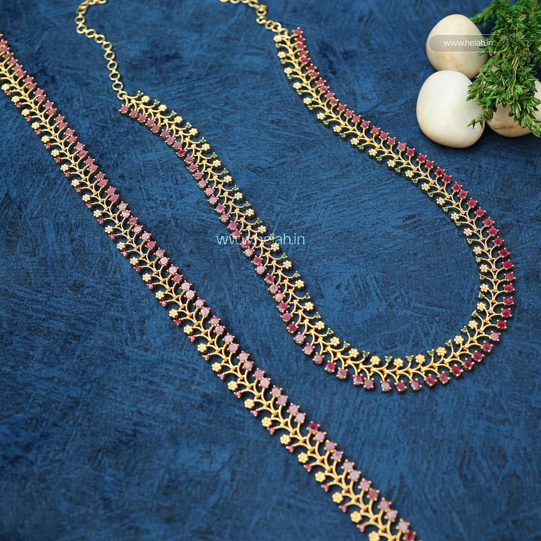 Stone Flower Long Haram N305