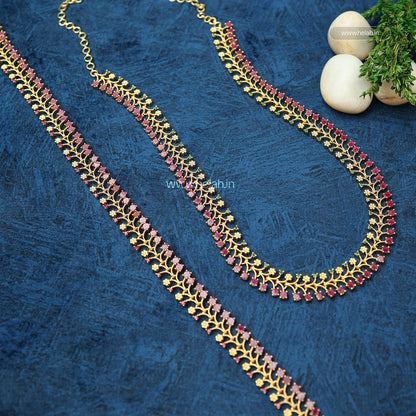 Stone Flower Long Haram N305