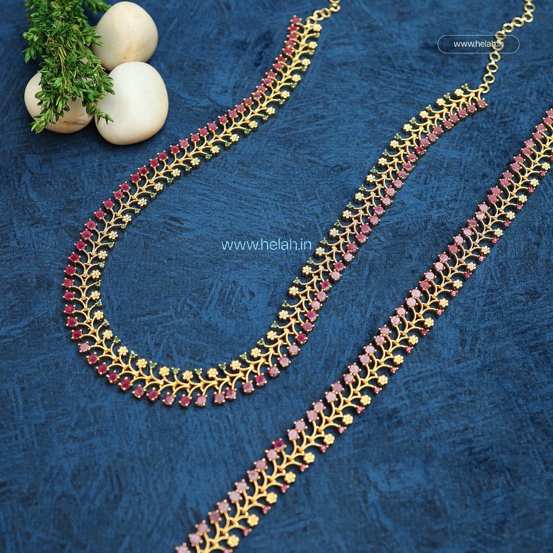 Stone Flower Long Haram N305