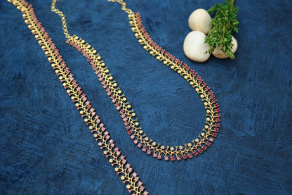 Stone Flower Long Haram N305