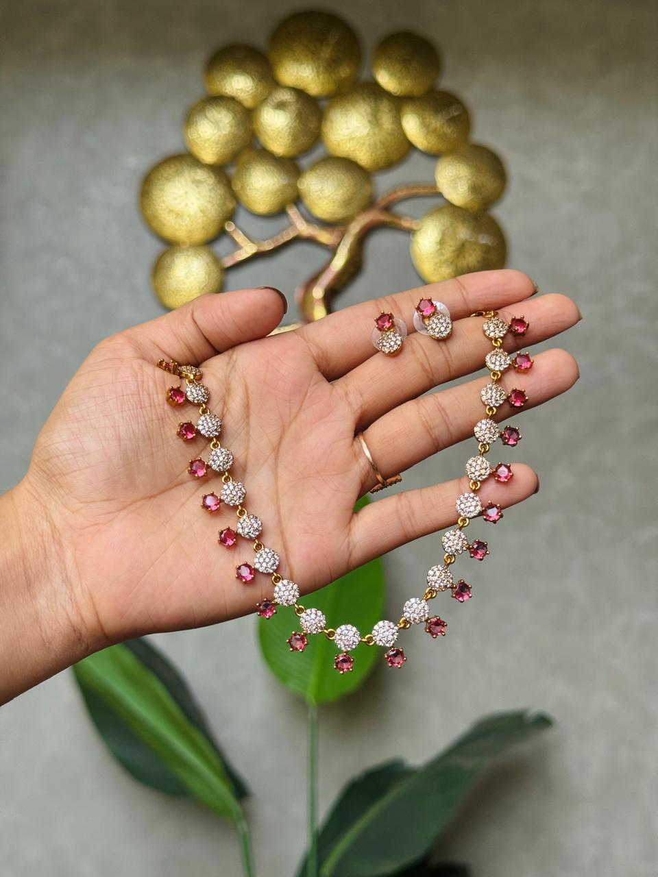 Drop necklace HN344