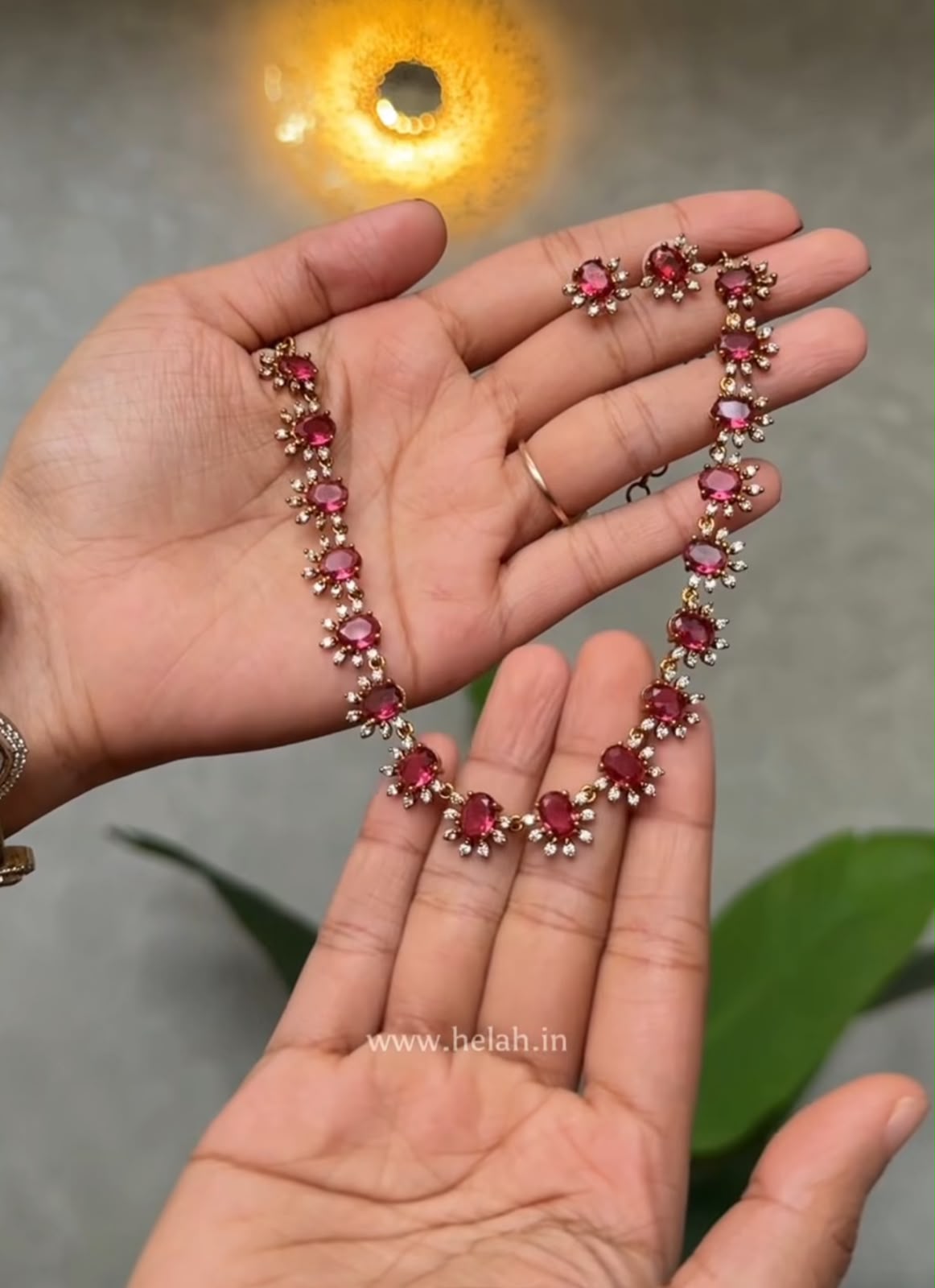 Crystal Necklace Set HN490