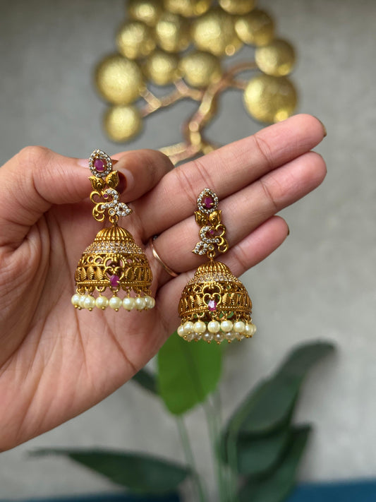 Pearle Antique Jhumka HJ100