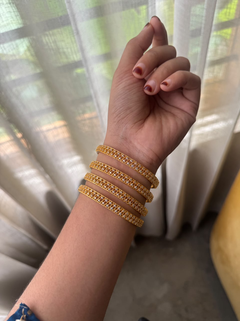 stone gold bangle HB102  one piece 245